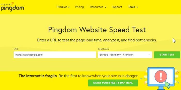 Pingdom Tools